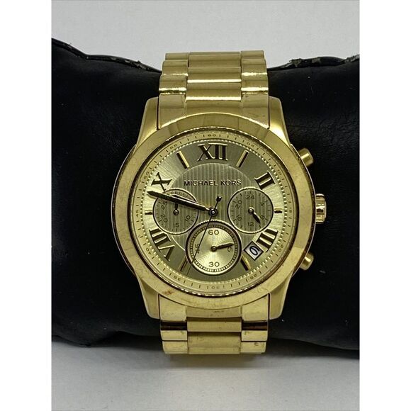 Michael Kors Cooper MK6274 Women's Gold Stainless Steel Analog Dial Watch EY894 - Picture 3 of 12